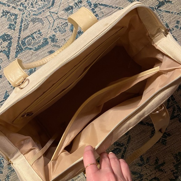 Beige Convertible Mini Weekender - Picture 5 of 6